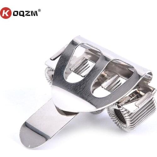 1PCS New Single/Double/Triple Hole Metal Spring Pen Holder With Pocket Clip Doctors Nurse Uniform Pen Holders Office Supplies