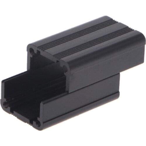 New DIY Extruded Electronic Project Aluminum Enclosure Case Black 40x25x25mm