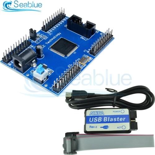 1Set Altera Max II EPM240 CPLD Development Board Learning Board USB Blaster Mini USB Cable 10-Pin JTAG Connection Cable
