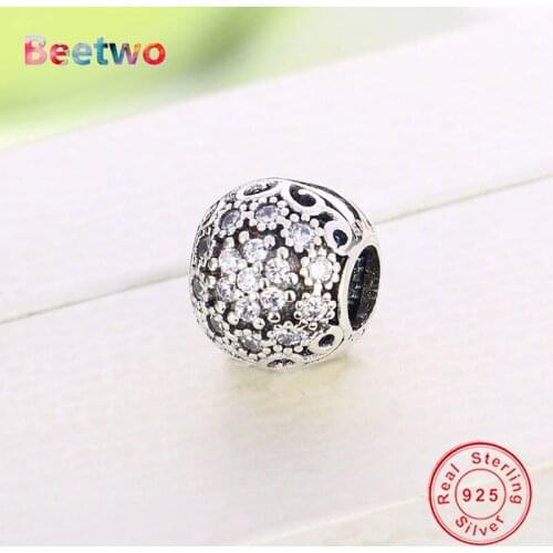 Fit Original Pandora Charms Bracelet Zircon 925 Silver Charm Beads Pendant For Jewellery Making Women Gifts Berloque