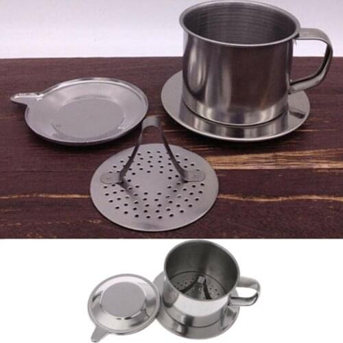 Portable Stainless Steel Coffee Dripper Mesh Coffee Infuse Holder Tools Coffee Kitchen Making H9D1