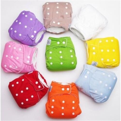1 PCS Adjustable Reusable Lot Baby Kids Boy Girls Washable Cloth Diaper Nappies