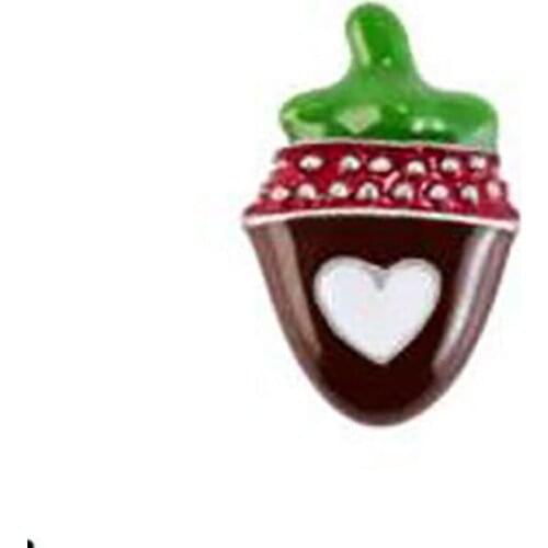 10pcs Chocolate Covered Strawberry Custom Floating Charms for Glass Locket Watch Necklace Bracelet