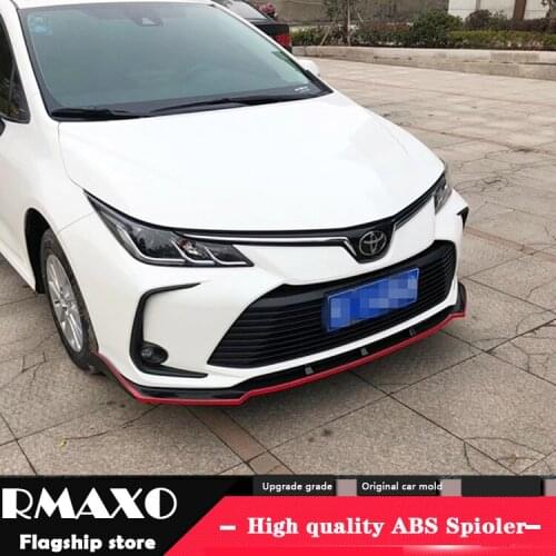For Toyota Corolla Body kit spoiler 2019-2020 For LEVIN ABS Rear lip rear spoiler front Bumper Diffuser Bumpers Protector