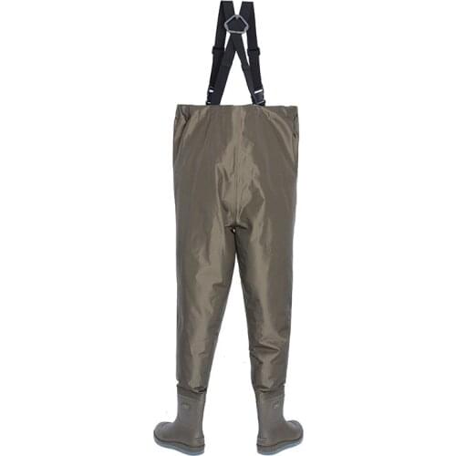 Outdoor EU 36-48 fishing wading trousers men women Non-slip wear wader pants breathable waterproof Chest Waders overalls pants