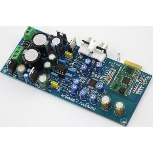YJ0087 AK4490 + LME49720 Bluetooth 4.0 I2S fever amplifier audio decoding board Dual power supply independent