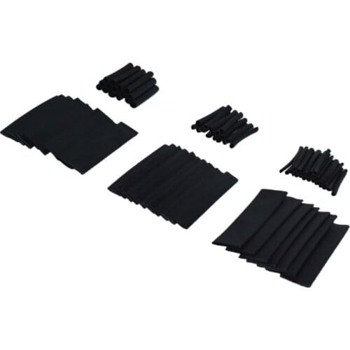 127 Pcs Heat Shrink Sleeving Tube Tube Assortment Kits Electrical Connection Electrical Wire Wrap Cable Waterproof Shrinkage 2:1