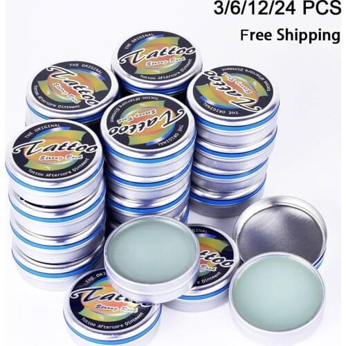 3/6/12/24 PCS Tattoo Cream Aftercare Ointments Healing Repair Nursing Ointments Skin Recovery Tattoo Aftercare Healing Cream