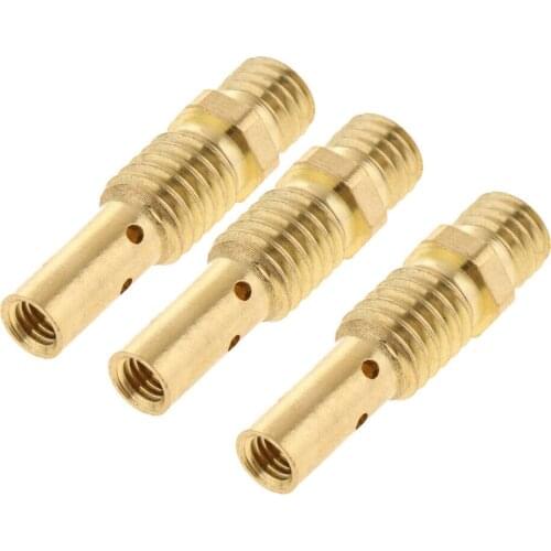 3pcs Welding Gas Diffuser MIG Welder Welding Torch Contact Tip Holder Welding Gas Diffuser Accessory For High Temperature Work