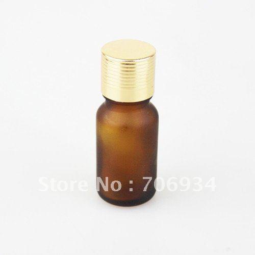 50Pcs/lot Amber Glass bottle Essential Oil Bottles 10 ml