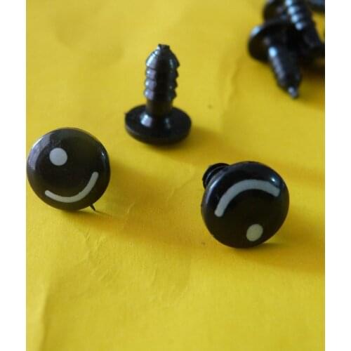 500pcs/lot 11mm new eyes round safety eyes with soft washer toy accessories