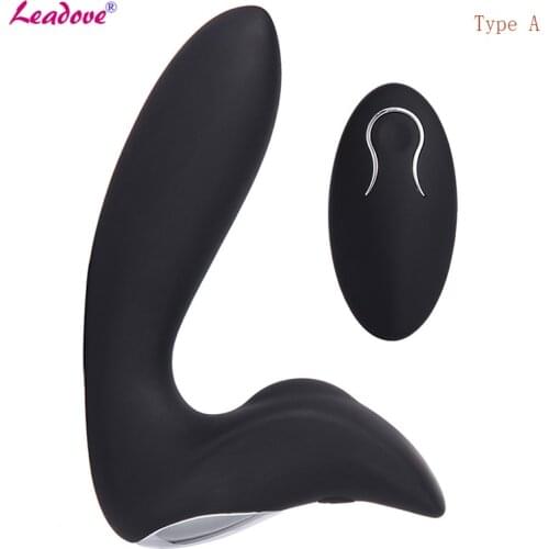 12 Speeds USB Anal Plug Vibrator Rotating Prostate Massager Heating Vibrator Wireless Plug Anal Toys for Men Sex Products GS0207