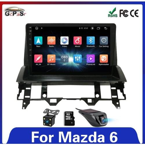 Android 10 Car Radio Multimedia Player for Mazda 6 2002 2003 2004 2005 2006 2007 2008 Navigation GPS Auto 2 din no dvd WIFI 4G