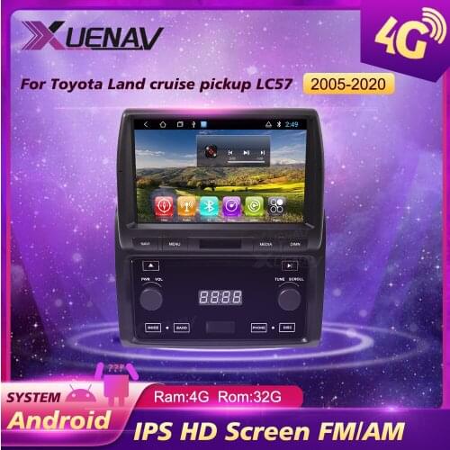 Car GPS Navigation System For Toyota Land cruise pickup LC57 2005-2020 Support Android App download and Google play store