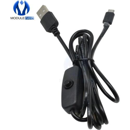 1.5m Power Supply Micro USB Charger Cable Wire With ON/OFF Switch For Raspberry Pi