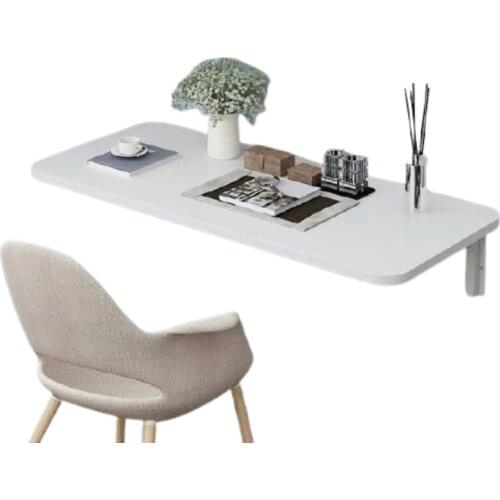 Wood Home Decor Foldable Shelf Wall Hanging Study Table Kitchen Shelf Wall Rack Home Office Desk Organizer Stationery