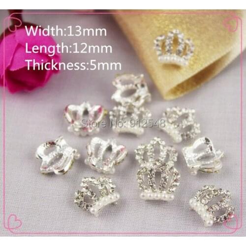 MJ12,10pcs 13*12*5mm Bow Mobile Beauty DIY pearl faceplate Rhinestone Button Hand Stick Flower Wholesale Jewelry Accessories