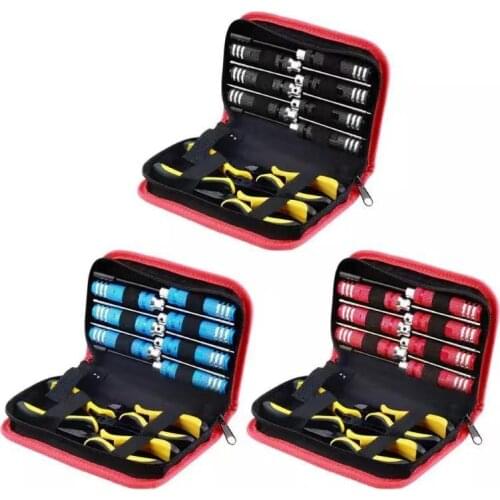 1set 10 in 1 RC Helicopter Screwdriver Pliers Hex Hand Repair Tools Kits Rc tools set Car Boat Helicopter