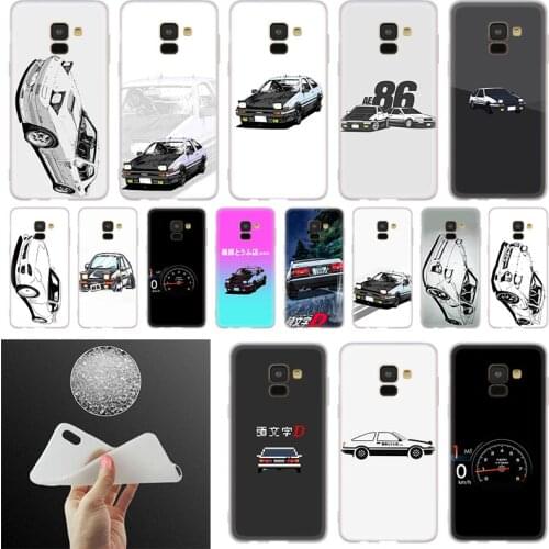 Initial D 86 Phone Case For Samsung Galaxy A10 A20 A30 A40 A50 A60 A70 A6 A8 Plus A7 A9 2018 A3 A5 2017 Soft Cover Coque