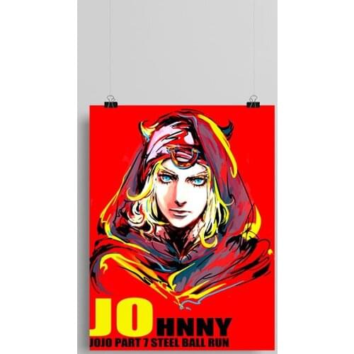 Johnny Joestar JoJos Bizarre STEEL BALL RUN Canvas poster Painting wall Art decor Living room Bedroom Home Decoration Prints