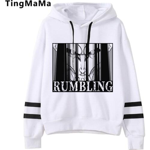 Shingeki No Kyojin Attack on Titan hoodies female grunge 2021 plus size printed women pullover Ulzzang plus size