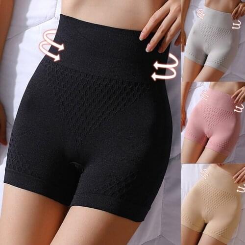 Safety Shorts Slimming Pants High Waist Underwear Shorts Women Ladies Pants Underwear Nylon Safety Pants Boyshorts Shapers