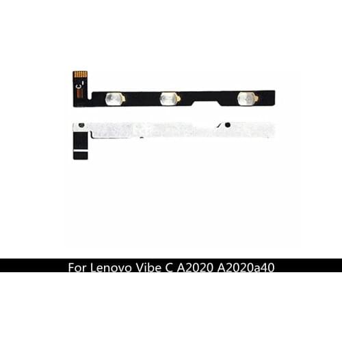 Replacement Parts Switch on/off Volume Ribbon For Lenovo Vibe C A2020 A2020a40 Power Button Flex Cable Free shipping