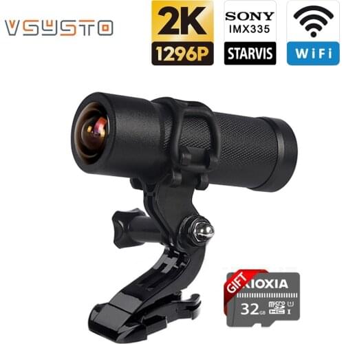 VSYSTO Sport camera 2K high video quality mini motorcycle bicycle DVR wifi video recorder helmet dash camera