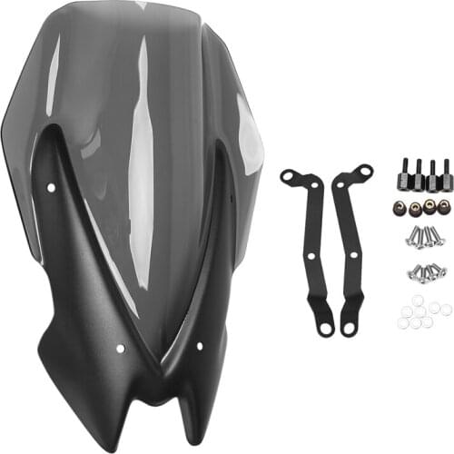 Motorcycle Windscreen Windshield Viser Visor Wind Deflectors For Kawasaki Z900 2020 2021