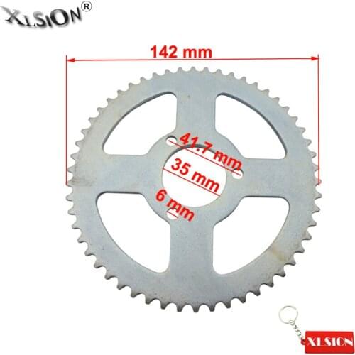 XLSION Aftermarket T8F 54Tooth 35mm Rear Chain Sprocket For 47cc 49cc MiniMoto ATV Dirt Baby Cross Bikes