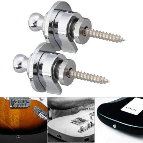 2pcs Guitar Strap Lock Botton Schaller Style Straplocks Bass Strap Locks For Acoustic Electric Bass Guitars Guitar Strap