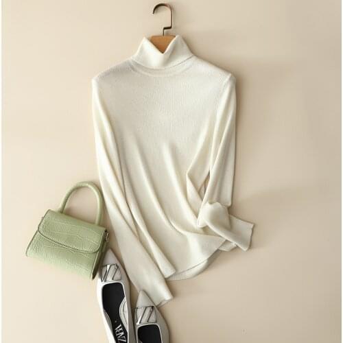 2021 luxury 100% cashmere sweaters turtleneck ribbed knitted stylish jumpers womens high quality softness winter pullover