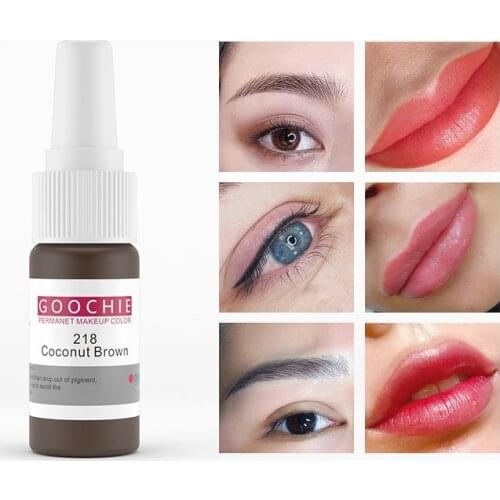 Original Inorganic Goochie Liquid PMU Permanent Makeup Pigment Tattoo Inks Eyebrow Eyeliner Lip