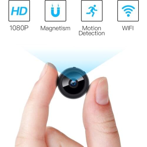 1080P Wifi Mini Camera Wireless Video Recorder Home Security Nanny Cam Indoor Outdoor Surveillance Night Vision Motion Detection