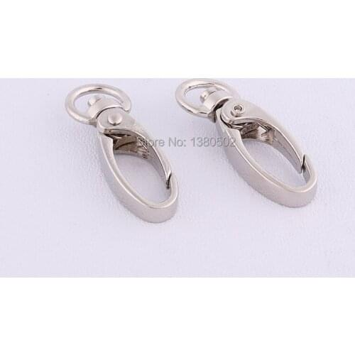 20PCS metal swivel snap hook Lobster Clasps dog Hook Key Chain DIY Craft