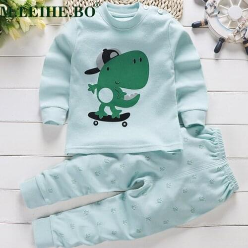 2020 Autumn New Baby Girls Clothing Set Cartoon Cotton Newborn Baby Boys Clothing Infant Girls Suit Set 0-3 Year Baby Clothes