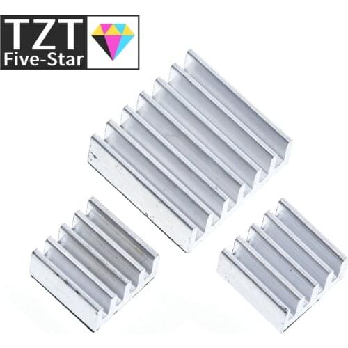3PCS Adhesive Raspberry Pi Heatsink Cooler Pure Aluminum Heat Sink Set Kit Radiator For Cooling Raspberry Pi 2 B