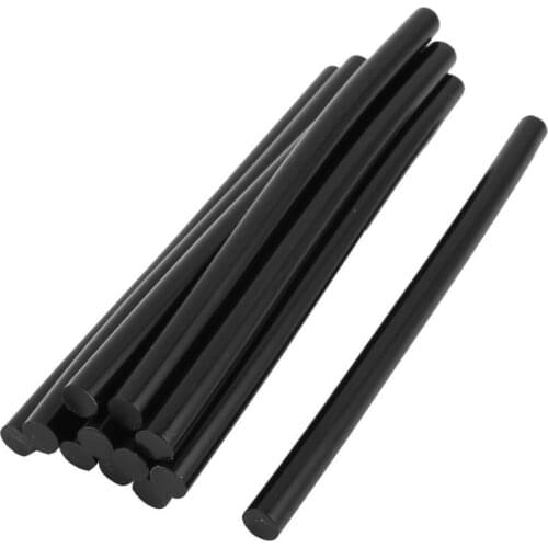 5Pcs 7mm Dia 270mm Length Soldering Iron Black Hot Melt Glue Sticks
