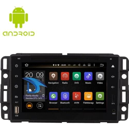 Android 9.0 Octa Core 4GB RAM For GMC Yukon/Tahoe/Acadia/Buick Enclave/CHEVROLET Suburban 2007-2012 Full Touch Car DVD Player