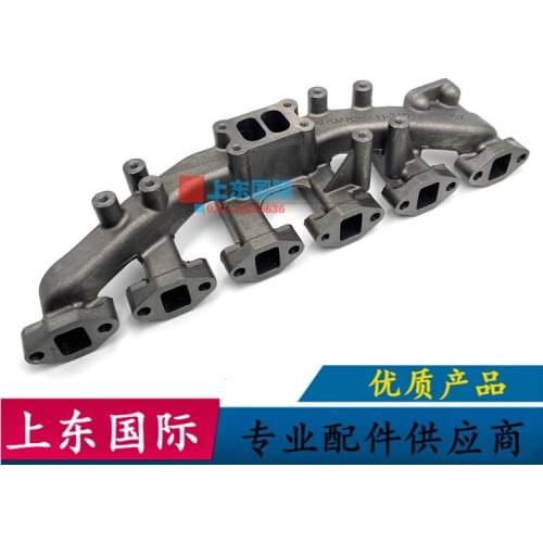 Free shipping for Komatsu PC200-5 200-6 Exhaust Branch 6D95 Engine Exhaust Branch Pad Digger Accessories