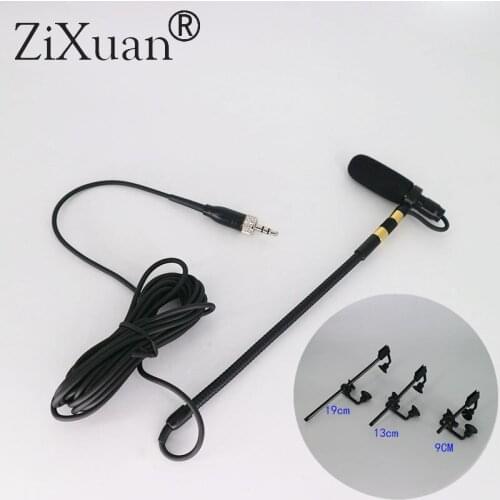 Free Shipping Pro Saxophone Stage Performance Instrument Clip Capacitor Microphone Headset For Sennheiser 3.5 mm Screw Locking