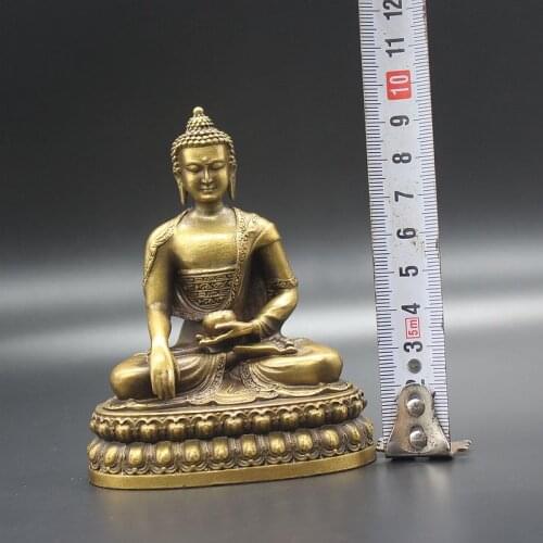 Southeast Asia Buddhist buddha statue CAR patron saint efficacious Protection Buddhism Sakyamuni Tathagata Buddha brass statue