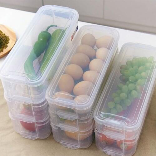 Household Eggs Storage Box Eggs Container Portable Plastic Eggs Holder Refrigerator Food Eggs Box Organizer Case Kitchen Gadget