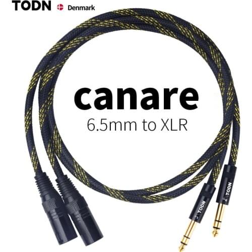 Canare Stereo Mini Male 6.5mm to XLR Female 3 pin Audio Cable For iPhone Mixer Amplifier Mixing Console Microphone 1.5m 3m 5m