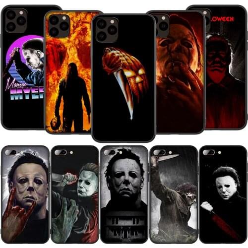 T124 Michael Myers Halloween Case for iPhone 13 12 Mini 11 Pro XS Max XR X 8 7 6 6S Plus 5 5S SE 2020