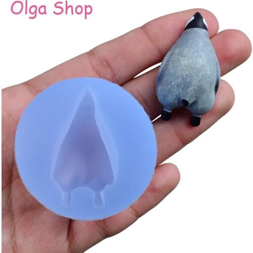 DYL732 New animal Penguin fondant cake molds chocolate clay mould baking cake decoration tools