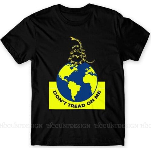 American War of Independence Print Cotton T-Shirt Camiseta Hombre Don't Tread On Me USA Men Fashion Graphic T Shirts Streetwear