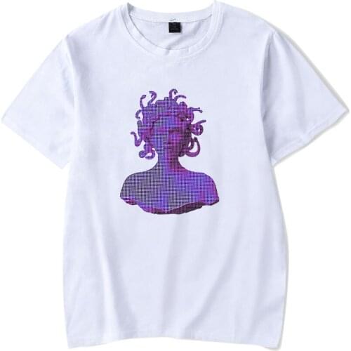 Vaporwave T shirt Cotton Summer Comfortable All-match T Shirt Men