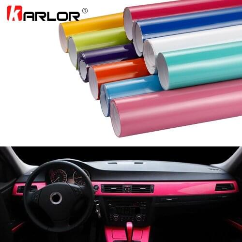 50x200cm Bright Glossy Vinyl Film High Glossy Decoration Color Change Car Wrapping Foil Sticker DIY Automobiles Motorcycle Decal