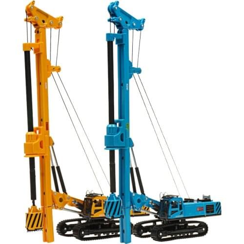 KAIDIWEI Alloy engineering car rotary drilling rig christmas new year gift childrens toy 1:64